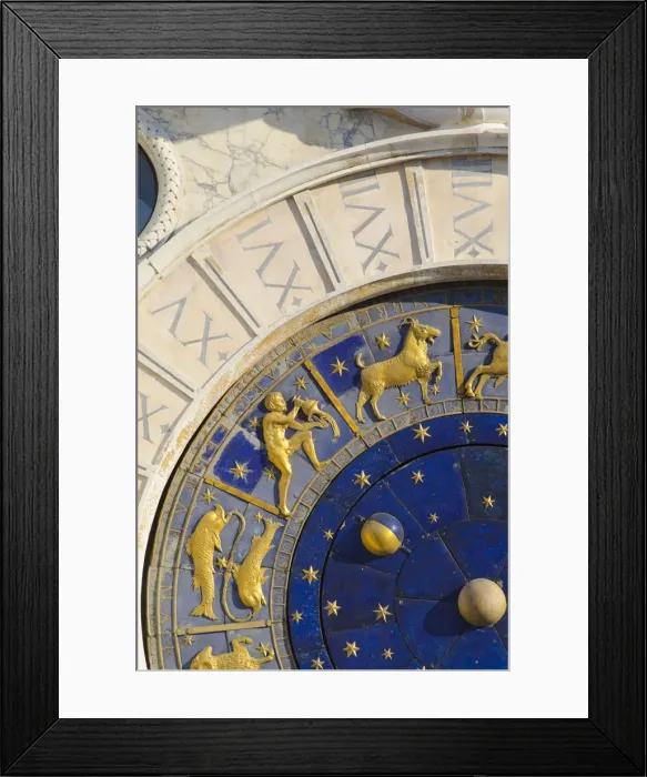 Framed Print : Italy, Veneto, Venice, St. Marks Square (Piazza San Marco), Astronomical Clock Tower Framed Print : Italy, Veneto, Venice, St. Marks Square (Piazza San Marco), Astronomical Clock Tower