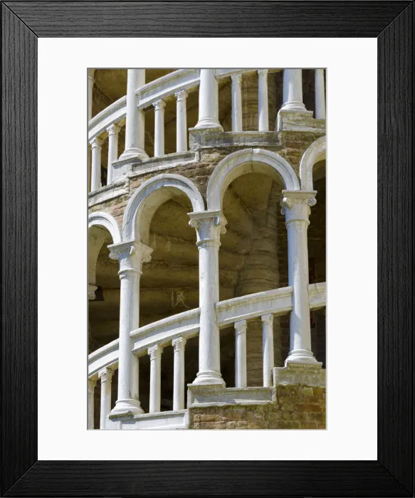Framed Print : Italy, Veneto, Venice, Palazzo Contarini del Bovolo (Palazzo Contarini Minelli dal Framed Print : Italy, Veneto, Venice, Palazzo Contarini del Bovolo (Palazzo Contarini Minelli dal
