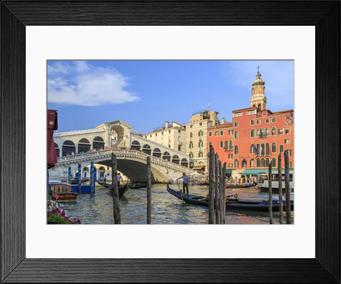 Framed Print : Italy, Veneto, Venice, Sestiere of Rialto, Rialto Bridge and Canal Grande Framed Print : Italy, Veneto, Venice, Sestiere of Rialto, Rialto Bridge and Canal Grande