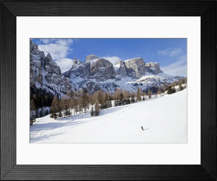 Framed Print : Sella Ronda ski area, Val Gardena, Sella Massif range of Mountains, Dolomites, South Framed Print : Sella Ronda ski area, Val Gardena, Sella Massif range of Mountains, Dolomites, South