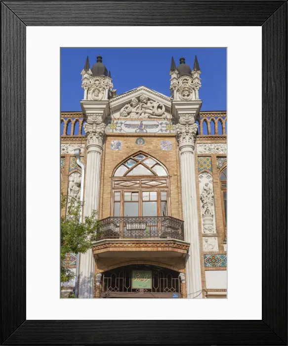 Framed Print : Vintage house, Tehran, Iran Framed Print : Vintage house, Tehran, Iran