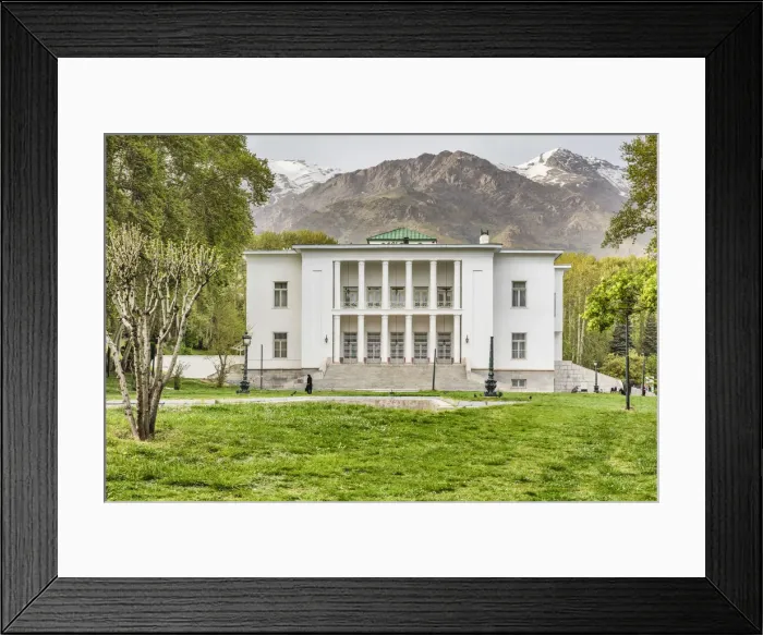 Framed Print : White Palace, 1937, Saadabad Palace, Tehran, Iran