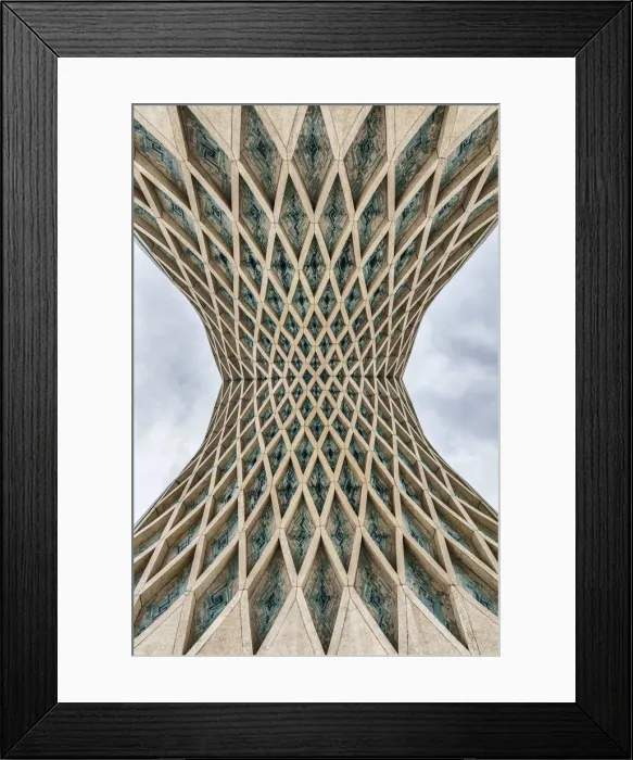 Framed Print : Azadi Tower, 1972, Tehran, Iran Framed Print : Azadi Tower, 1972, Tehran, Iran