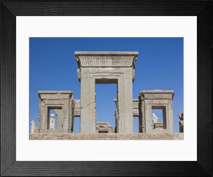 Framed Print : Iran, Central Iran, Persepolis, 6th century BC ancient city, Apadana Palace Framed Print : Iran, Central Iran, Persepolis, 6th century BC ancient city, Apadana Palace