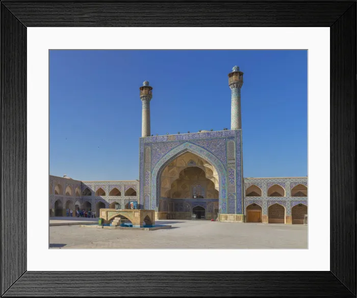 Framed Print : Jameh Mosque, Isfahan, Isfahan Province, Iran Framed Print : Jameh Mosque, Isfahan, Isfahan Province, Iran