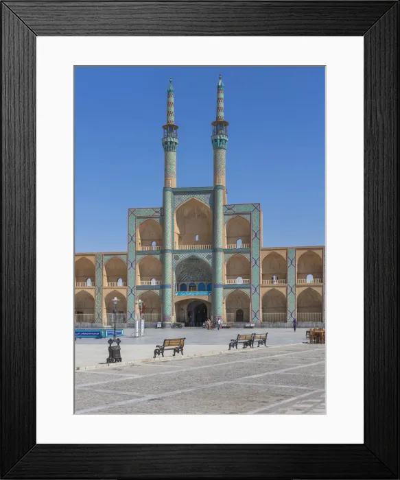Framed Print : Amir Chakhmaq Complex, Yazd, Yazd Province, Iran Framed Print : Amir Chakhmaq Complex, Yazd, Yazd Province, Iran