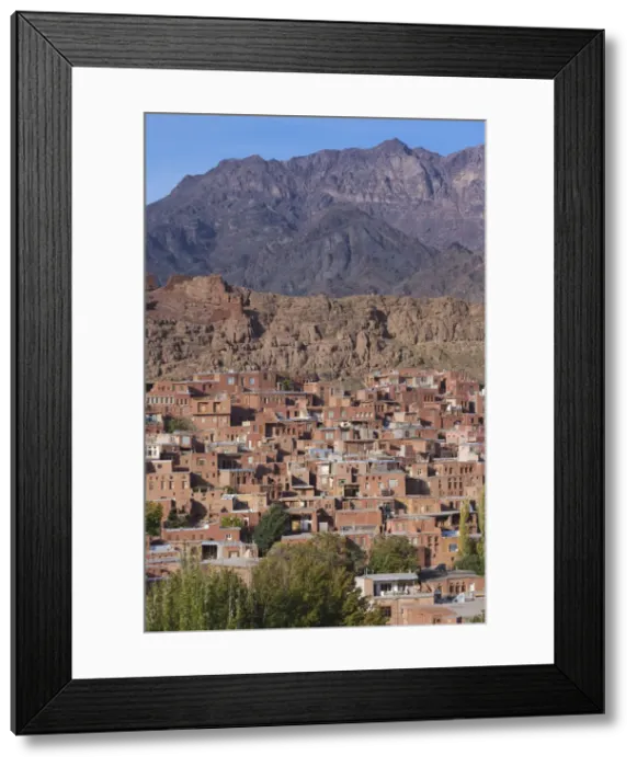 Framed Print : Iran, Central Iran, Abyaneh, elevated village view Framed Print : Iran, Central Iran, Abyaneh, elevated village view
