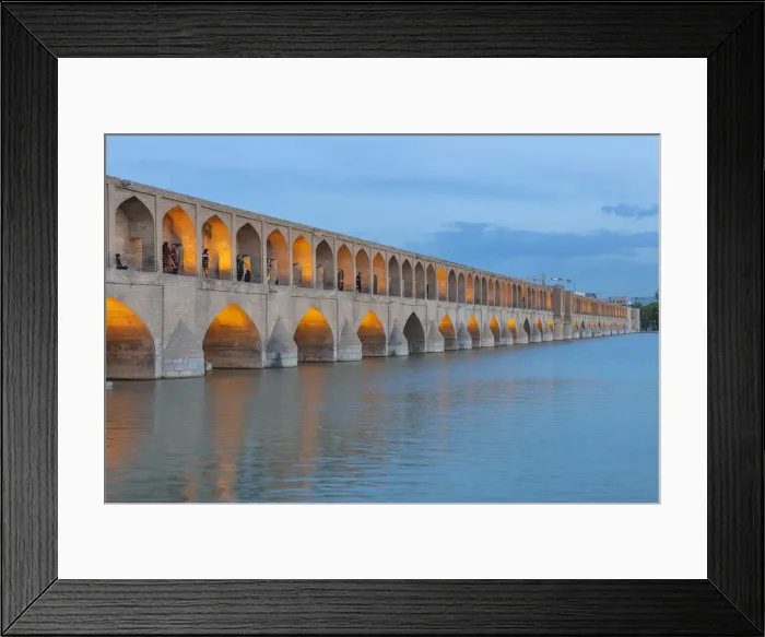 Framed Print : Si-o-se-pol, Allahverdi Khan Bridge at night, Zayanderud river, Isfahan, Isfahan Province Framed Print : Si-o-se-pol, Allahverdi Khan Bridge at night, Zayanderud river, Isfahan, Isfahan Province