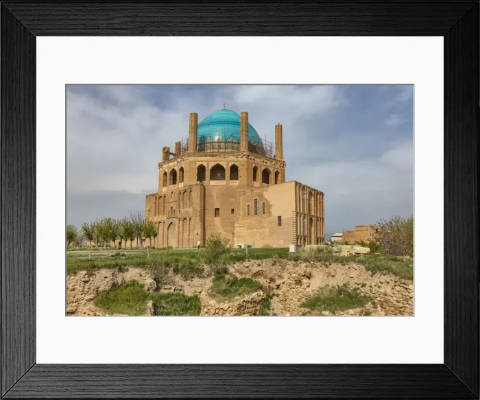 Framed Print : Dome of Soltaniyeh, 1313, Soltaniyeh, Abhar County, Zanjan Province, Iran