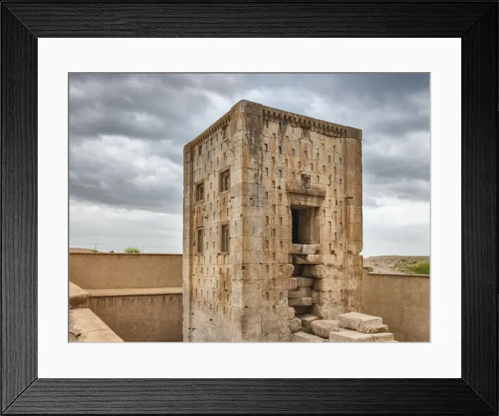 Framed Print : Ka ba-ye Zartosht, Cube of Zoroaster, Zoroasters Kaba, 6th century BC, Naqsh-e Framed Print : Ka ba-ye Zartosht, Cube of Zoroaster, Zoroasters Kaba, 6th century BC, Naqsh-e