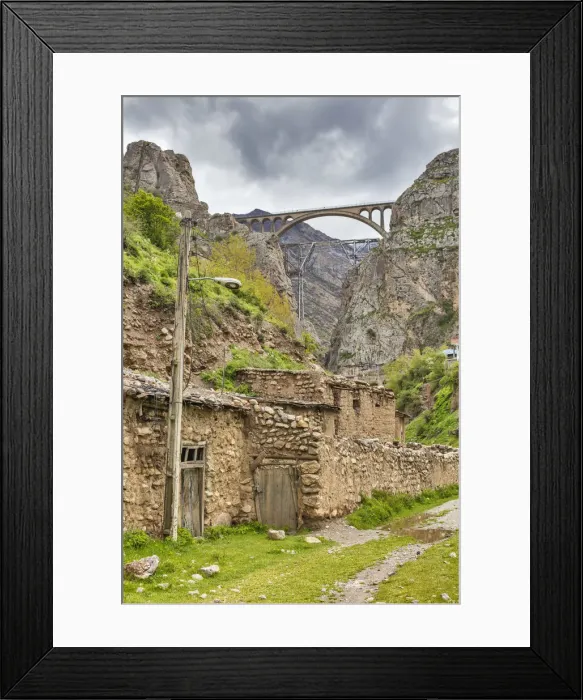 Framed Print : Veresk Bridge, Trans-Iranian Railway, Savadkuh County, Mazandaran Province, Iran Framed Print : Veresk Bridge, Trans-Iranian Railway, Savadkuh County, Mazandaran Province, Iran