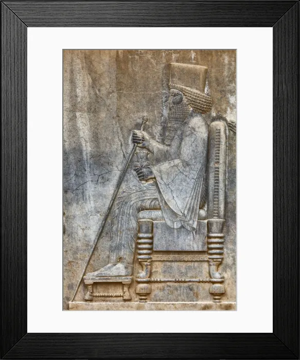 Framed Print : Persepolis, ceremonial capital of Achaemenid Empire, Fars Province, Iran
