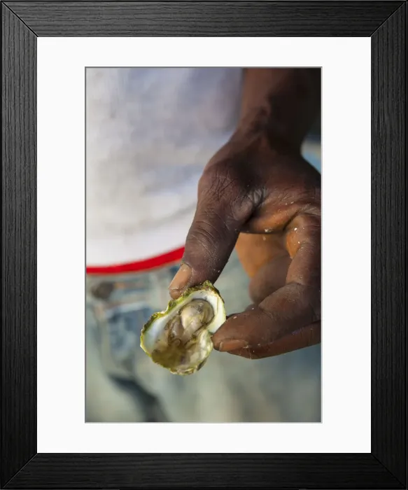 Framed Print : Morant Bay Oysters& Firey Chillie Sauce, St. Thomas Parish, Jamaica, Caribbean Framed Print : Morant Bay Oysters& Firey Chillie Sauce, St. Thomas Parish, Jamaica, Caribbean
