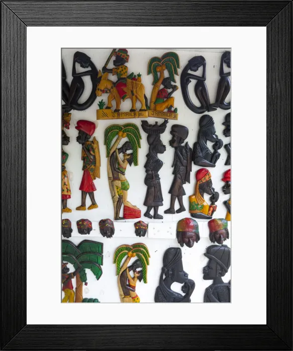 Framed Print : Art & Craft, Port Antonio, Portland Parish, Jamaica, Caribbean Framed Print : Art & Craft, Port Antonio, Portland Parish, Jamaica, Caribbean