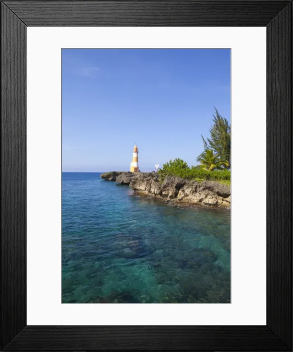 Framed Print : Folly Point Lighthouse, Port Antonio, Portland Parish, Jamaica, Caribbean Framed Print : Folly Point Lighthouse, Port Antonio, Portland Parish, Jamaica, Caribbean