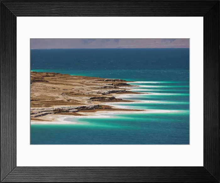 Framed Print : Jordan, Dead Sea, Mazraa, seascape by Potash City Framed Print : Jordan, Dead Sea, Mazraa, seascape by Potash City