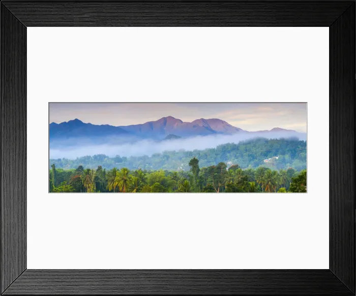 Framed Print : Blue Mountains, Portland Parish, Jamaica, Caribbean