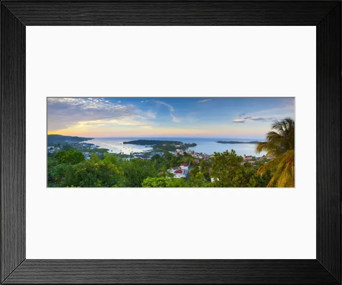 Framed Print : Elevated view over Port Antonio & Navy Island, Portland Parish, Jamaica, Caribbean Framed Print : Elevated view over Port Antonio & Navy Island, Portland Parish, Jamaica, Caribbean