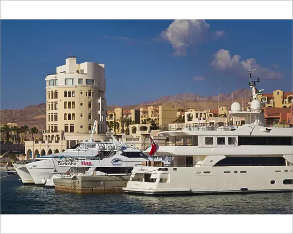Jordan, Aqaba, Tala Harbor development, marina