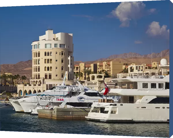 Jordan, Aqaba, Tala Harbor development, marina