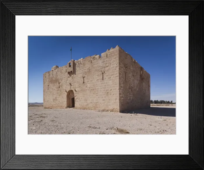 Framed Print : Jordan, Desert Highway, Qatrana, Qatrana Castle, built by the Orttomans in 1531 AD Framed Print : Jordan, Desert Highway, Qatrana, Qatrana Castle, built by the Orttomans in 1531 AD