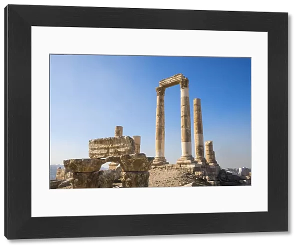 Remains of the Temple of Hercules on the Citadel, Amman, Jordan
