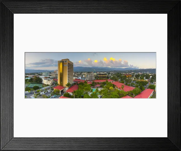 Framed Print : Elevaated view over central Kingston, St. Andrew Parish, Jamaica, Caribbean Framed Print : Elevaated view over central Kingston, St. Andrew Parish, Jamaica, Caribbean