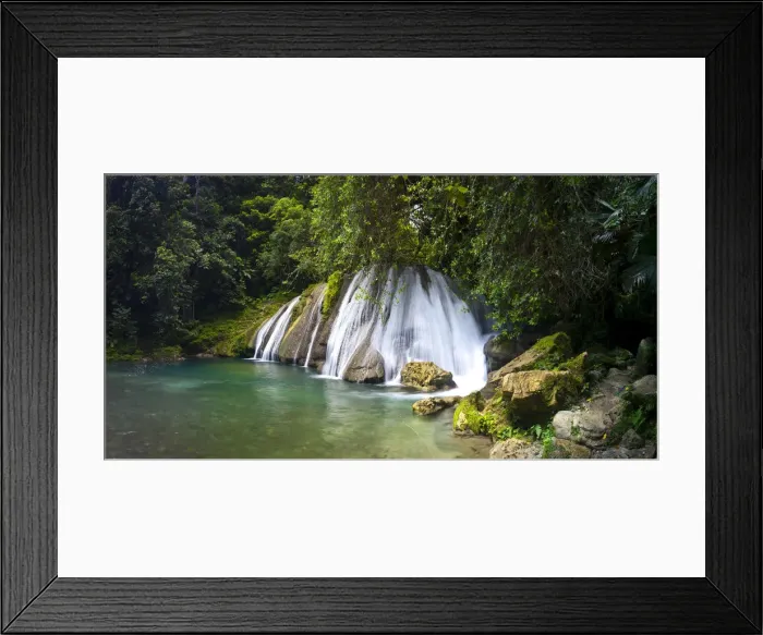 Framed Print : Reach Falls, St. Thomas Parish, Jamaica, Caribbean Framed Print : Reach Falls, St. Thomas Parish, Jamaica, Caribbean