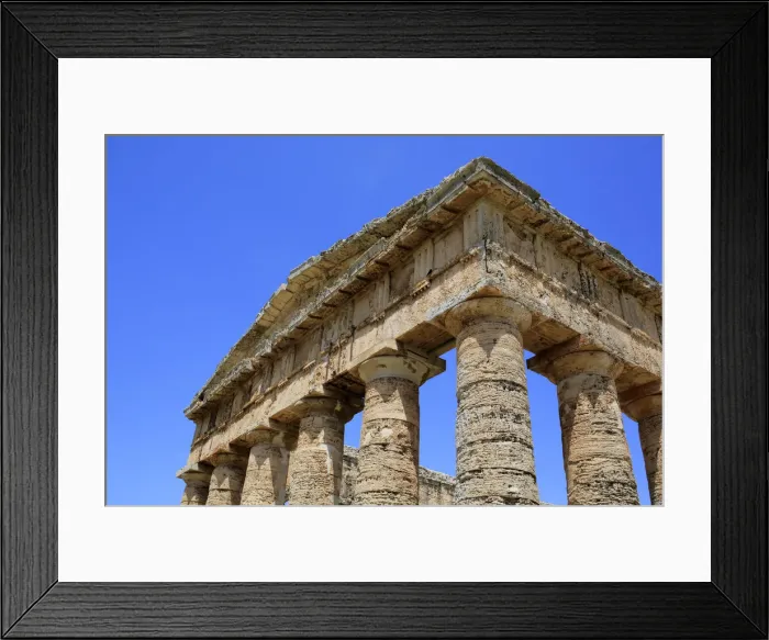 Framed Print : Doric temple, Segesta, Sicily, Italy Framed Print : Doric temple, Segesta, Sicily, Italy