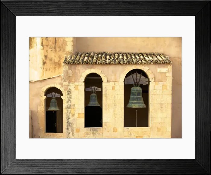 Framed Print : Bells at Chiesa del Santissimo Salvatore, Noto, Sicily, Italy