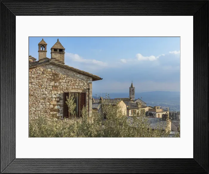Framed Print : Vintage house, Assisi, Perugia, Umbria, Italy Framed Print : Vintage house, Assisi, Perugia, Umbria, Italy