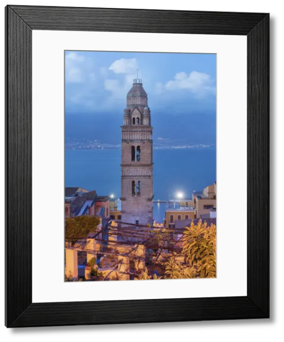 Framed Print : Bell tower of Saint Erasmus Cathedral (13th century), Gaeta, Lazio, Italy Framed Print : Bell tower of Saint Erasmus Cathedral (13th century), Gaeta, Lazio, Italy