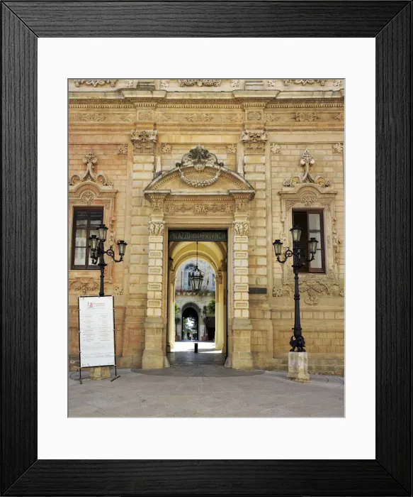 Framed Print : Province palace, Lecce, Apulia, Italy Framed Print : Province palace, Lecce, Apulia, Italy