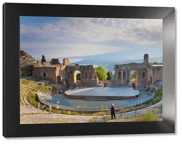 The Greek theatre, Taormina, Sicily, Italy