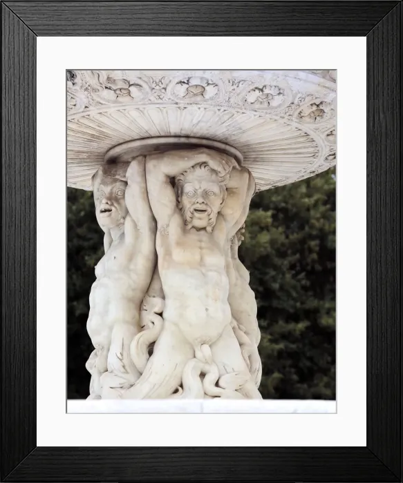 Framed Print : Detail of Fountain of Neptune (1557), Messina, Sicily, Italy Framed Print : Detail of Fountain of Neptune (1557), Messina, Sicily, Italy