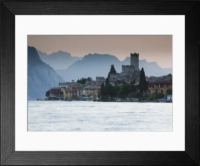 Framed Print : Italy, Veneto, Lake District, Lake Garda, Malcesine Framed Print : Italy, Veneto, Lake District, Lake Garda, Malcesine
