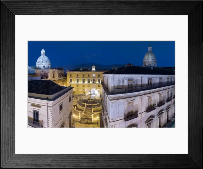 Framed Print : View over Piazza Pretoria, Palermo, Sicily, Italy Framed Print : View over Piazza Pretoria, Palermo, Sicily, Italy