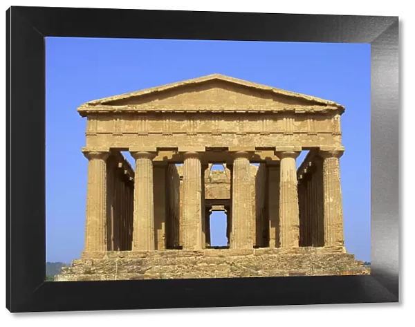 Temple of Concord, Valley of the Temples, Agrigento, Sicily, Italy