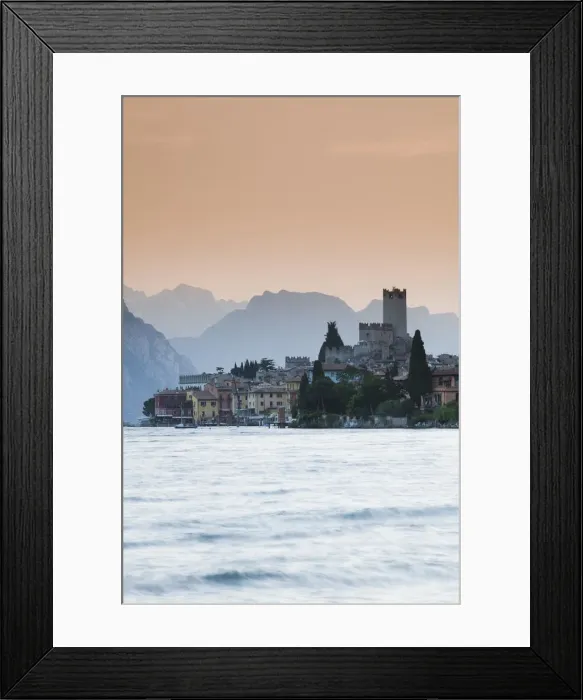 Framed Print : Italy, Veneto, Lake District, Lake Garda, Malcesine Framed Print : Italy, Veneto, Lake District, Lake Garda, Malcesine