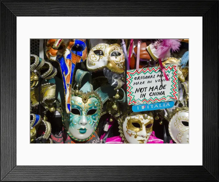 Framed Print : Italy, Veneto, Venice, Venetian masks for sale Framed Print : Italy, Veneto, Venice, Venetian masks for sale