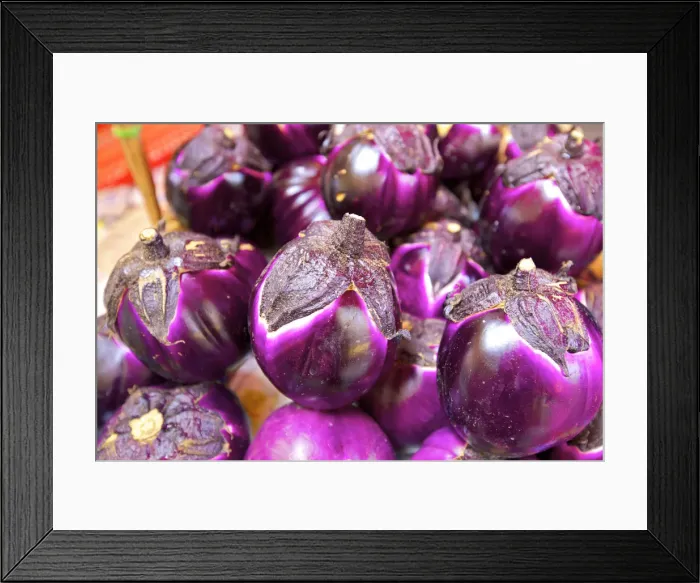 Framed Print : Aubergine, Ortygia, Syracuse, Sicily, Italy Framed Print : Aubergine, Ortygia, Syracuse, Sicily, Italy