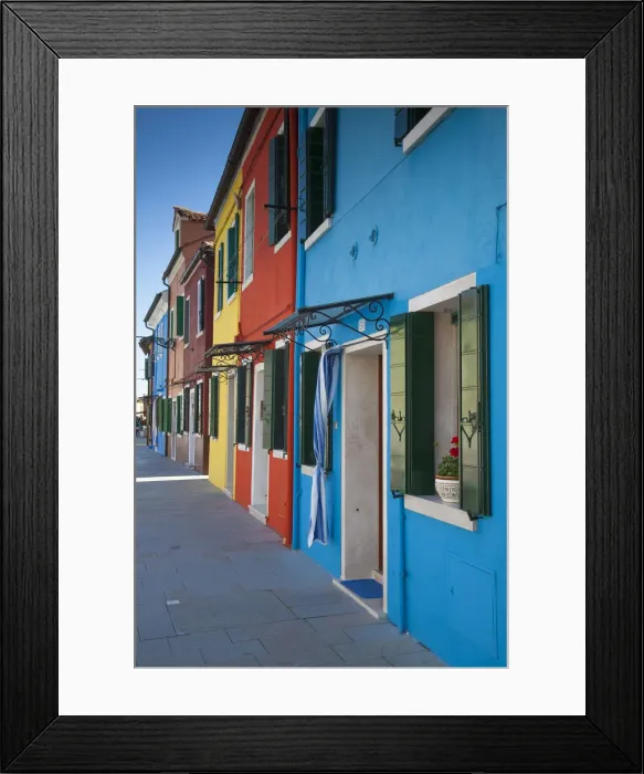 Framed Print : Burano, Venice, Italy
