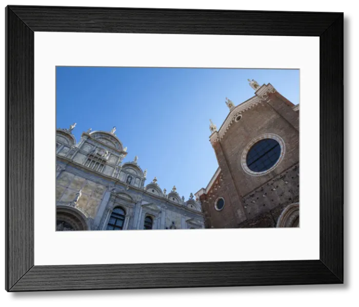 Framed Print : Hospital Campo Santi Giovanni e Paolo & Santi Giovanni e Paolo basilica, Castello Framed Print : Hospital Campo Santi Giovanni e Paolo & Santi Giovanni e Paolo basilica, Castello