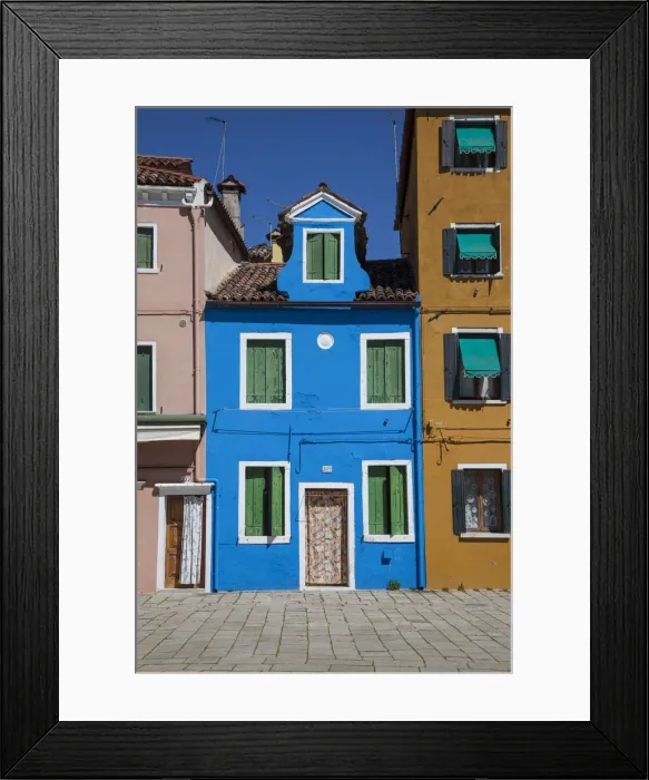 Framed Print : Burano, Venice, Italy Framed Print : Burano, Venice, Italy