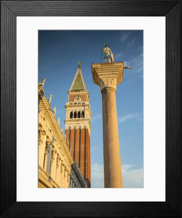 Framed Print : Campanile, St. Marks Square (Piazza San Marco) Venice, Italy