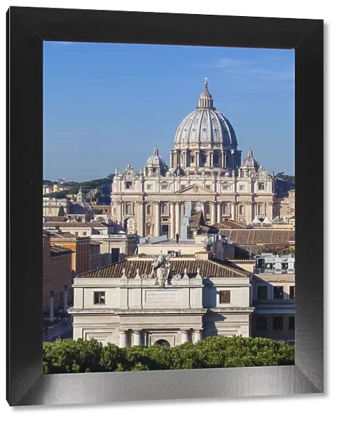 Italy, Lazio, Rome, View of St. Peters Basilica