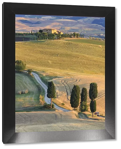 Italy, Tuscany, San Quirico D Orcia, Terrapille Farmhouse (featured in