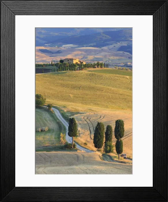 Framed Print : Italy, Tuscany, San Quirico D Orcia, Terrapille Farmhouse (featured in Framed Print : Italy, Tuscany, San Quirico D Orcia, Terrapille Farmhouse (featured in
