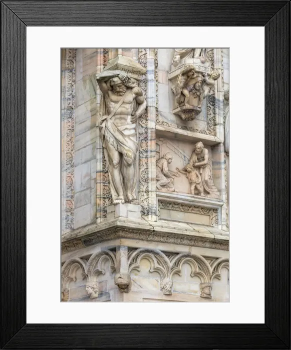 Framed Print : Cathedral, Duomo, Milan, Lombardy, Italy