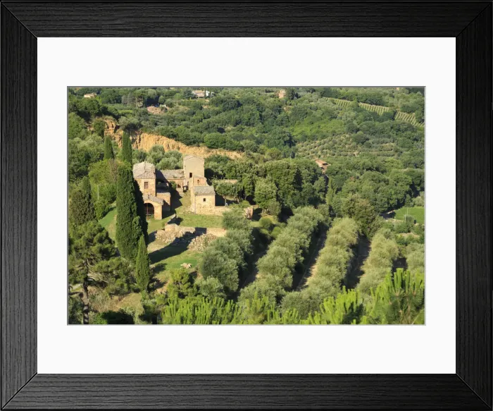 Framed Print : Italy, Tuscany, Siena district, Val di Chiana, Montepulciano, view from ramparts Framed Print : Italy, Tuscany, Siena district, Val di Chiana, Montepulciano, view from ramparts